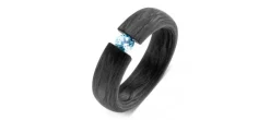ANILLO CARBONO AZUL