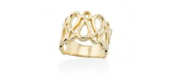 ANILLO EIGHT DORADO