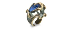 ANILLO FILI PLAZA NATURALEZA BRONCE AZUL