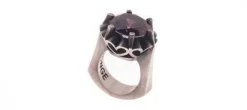 ANILLO HEARTS & ARROWS MORADO
