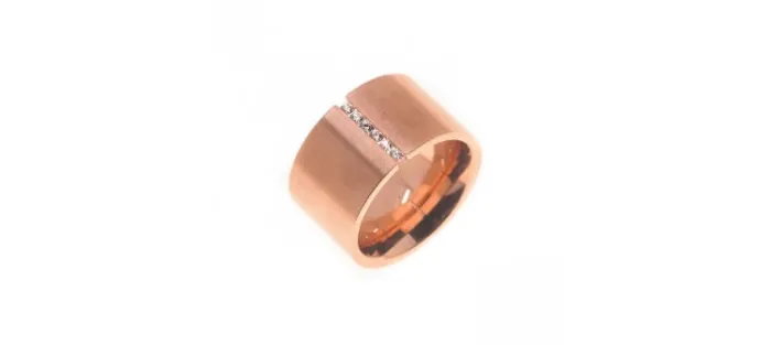 ANILLO KADO ROSA LISO