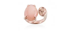 ANILLO MINK MELOCOTON