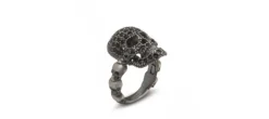ANILLO NEW SKULL S NEGRO