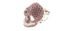 ANILLO SKULL ROSA