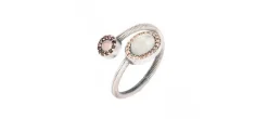 ANILLO SUNFIELD DUO CUARZO ROSA