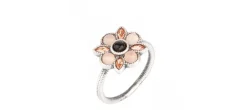 ANILLO SUNFIELD FLOR CUARZO ROSA