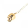COLGANTE CALAVERA DIAMOND MYADN DORADO