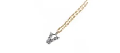 COLGANTE DE BRILLANTES LETRA V