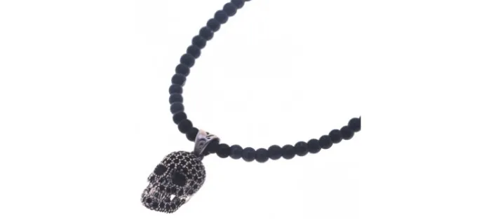 COLGANTE RAIVE NEW SKULL CADENA LISA