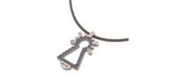 COLGANTE VIRGEN CIRCONITAS AZUL LONDON BLUE