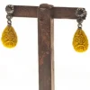 PENDIENTES BAROQUE MOSTAZA