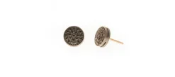 PENDIENTES BLACK BOTTON XL