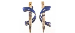 PENDIENTES CAMINOS BRONCE AZUL FILI PLAZA