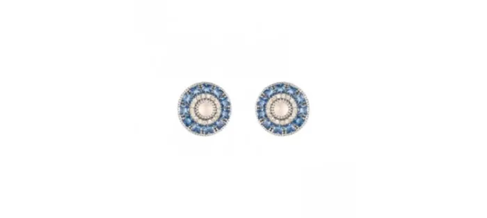 PENDIENTES CAPRI AGUAMARINA