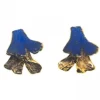 PENDIENTES FILI PLAZA PETALOS AZUL