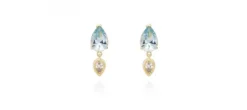 PENDIENTES IRIA AZUL