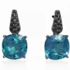 PENDIENTES JAIPUR CUARZO AZUL