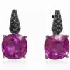 PENDIENTES JAIPUR CUARZO ROSA