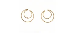 PENDIENTES KADO ESPIRAL DORADO