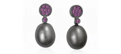 PENDIENTES LIA CON PERLA GRIS