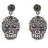 PENDIENTES RAIVE CALAVERA COLGADA L BROWN