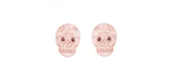 PENDIENTES RAIVE CALAVERA MEX ROSA