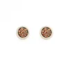 PENDIENTES SUNFIELD BOTON MINI CO&Ntilde;AC