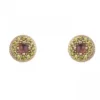 PENDIENTES SUNFIELD BOTTON ROSE