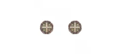 PENDIENTES SUNFIELD CRUZ CIRCONITAS