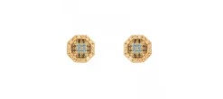 PENDIENTES SUNFIELD CRUZ GOLD