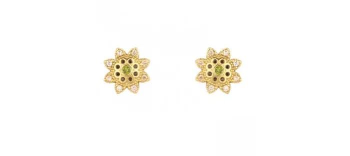 PENDIENTES SUNFIELD DAISY GOLD