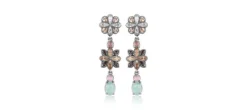 PENDIENTES SUNFIELD DOBLE FLOR