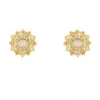 PENDIENTES SUNFIELD ESTRELLA GOLD