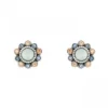 PENDIENTES SUNFIELD FLOR CALCEDONIA I