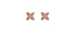 PENDIENTES SUNFIELD FLOR COÑAC ROSA
