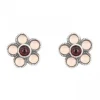 PENDIENTES SUNFIELD FLOR FUME