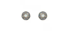 PENDIENTES SUNFIELD MANDALA AZUL