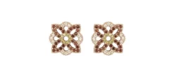 PENDIENTES SUNFIELD PARIS ROSE