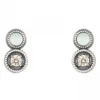 PENDIENTES SUNFIELD PULLEY PLATA