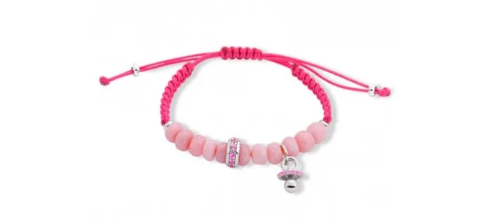 PULSERA BABY ROSA