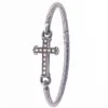 PULSERA CROSS RIGIDA CO&Ntilde;AC