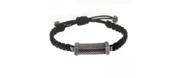 PULSERA ETERNITY BLACK DIAMONS