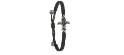 PULSERA FLOR DE LIS NOIR