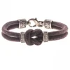 PULSERA KNOT MARRON