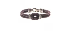 PULSERA KNOT MARRON