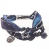 PULSERA LA BRUIXETA SEDA AZUL