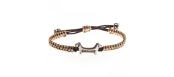 PULSERA M&T DIAMANTES BROWN (CREMA)