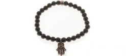 PULSERA MANO DE FATIMA HEMATITE