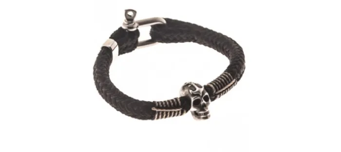 PULSERA MYNOON SIMBAD GRILLETE NEGRO