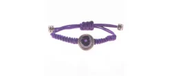 PULSERA NUDOS MORADA